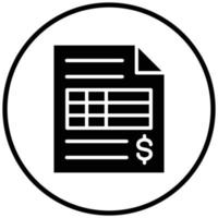 Invoice Icon Style vector