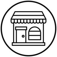 Store Icon Style vector