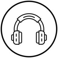 Headphone Icon Style vector