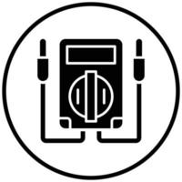 Voltmeter Icon Style vector