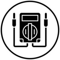 Voltmeter Icon Style vector