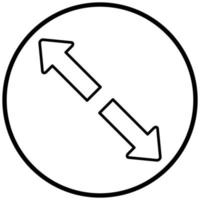 Resize Icon Style vector