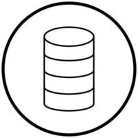 Database Icon Style vector