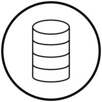 Database Icon Style vector