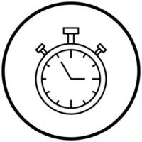 Stopwatch Icon Style vector