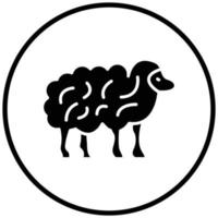 Sheep Icon Style vector