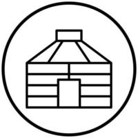 Yurt Icon Style vector