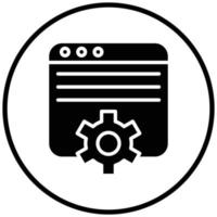 Content Management Icon Style vector