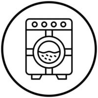 Washing Machine Icon Style vector