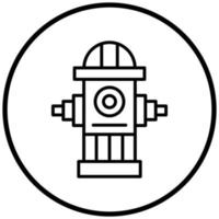 Hydrant Icon Style vector