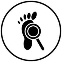 Footprint Icon Style vector