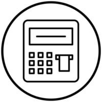 Atm Machine Icon Style vector