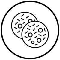 Cookies Icon Style vector