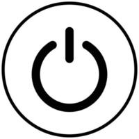 Power Button Icon Style vector