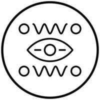Vision Icon Style vector