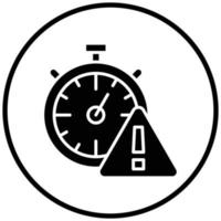 Time Alert Icon Style vector