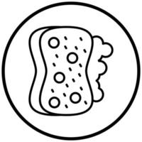 Sponge Icon Style vector