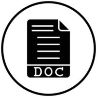 estilo de icono de documento vector