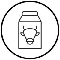 Milk Icon Style vector
