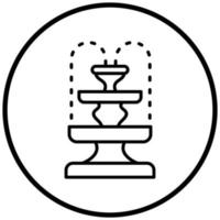 Fountain Icon Style vector