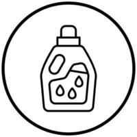 estilo de icono de detergente vector