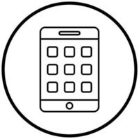 Tablet Icon Style vector