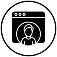 Web User Icon Style vector