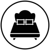 Double Bed Icon Style vector