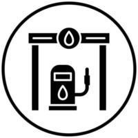 Petrol Station Icon Style vector