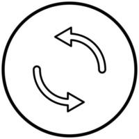 Loop Icon Style vector
