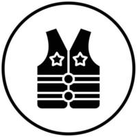 Life Vest Icon Style vector