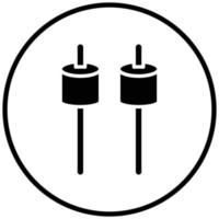 Marshmallow Icon Style vector