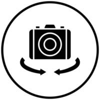 Vr Camera Icon Style vector