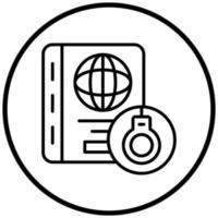 Deported Icon Style vector