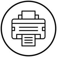 Printer Icon Style vector