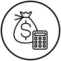 Budget Icon Style vector