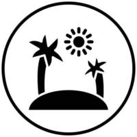 Island Icon Style vector