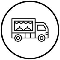 Food Truck Icon Style vector