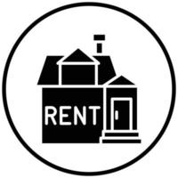 House Rent Icon Style vector