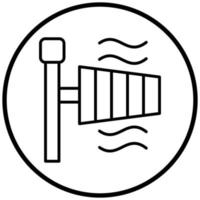 Windsock Icon Style vector