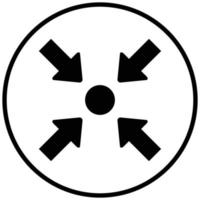 Shrink Icon Style vector