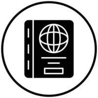 Passport Icon Style vector