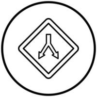 Intersection Icon Style vector