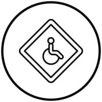 Disabled Icon Style vector