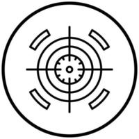 Target Icon Style vector