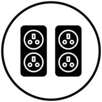 Wall Socket Icon Style vector