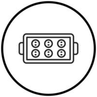 Baking Tray Icon Style vector