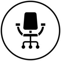 Office Chair Icon Style vector