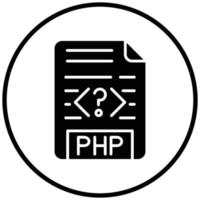 PHP File Icon Style vector