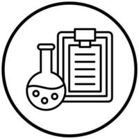 Lab Report Icon Style vector